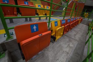 Arena do Parque Olímpico - Assentos especiais para pessoas com mobilidade reduzida